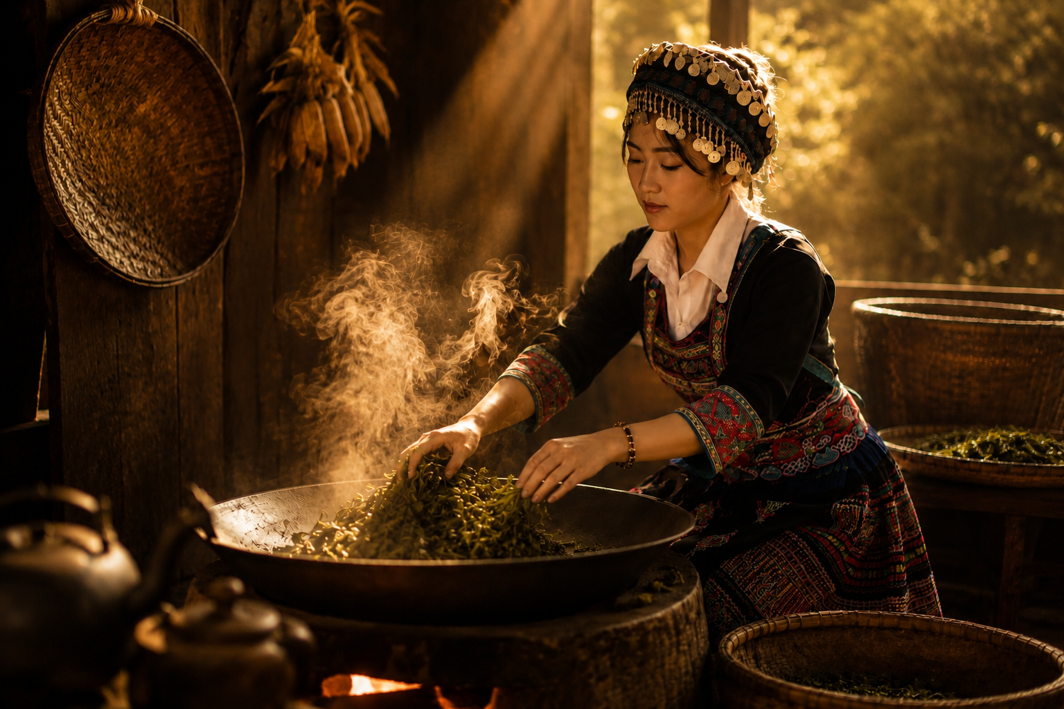 Sao chè tay truyền thống giữ nguyên hương vị